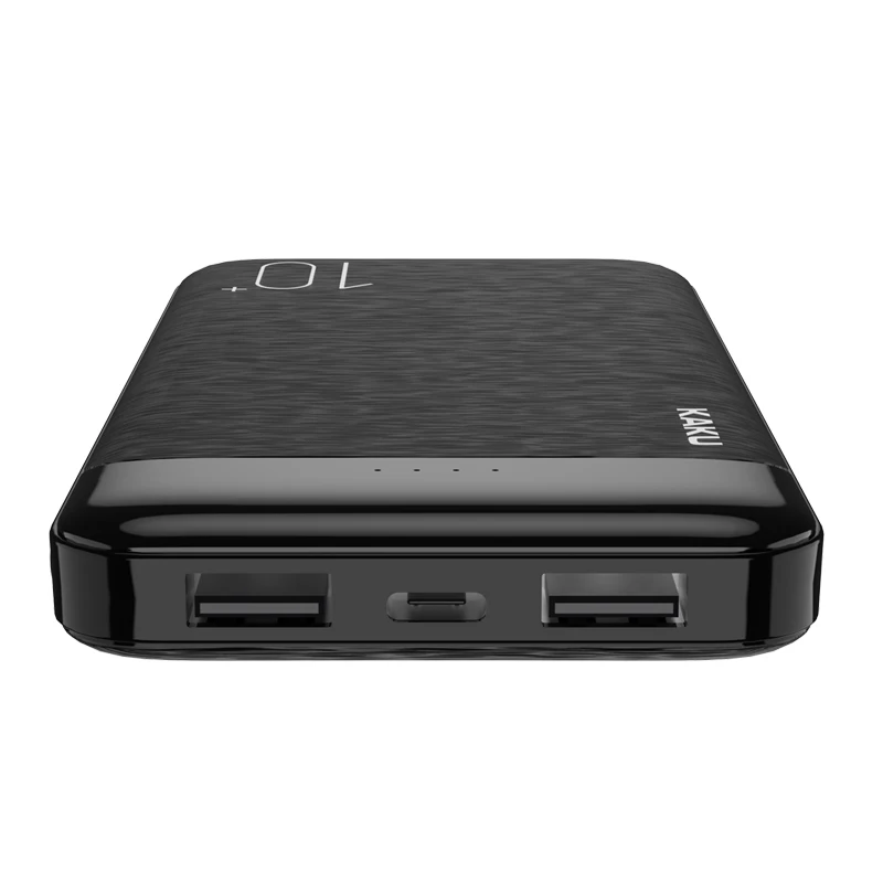 KAKU 2020 consumer electronics portable battery banks module LED light 10000 mah small mini power bank