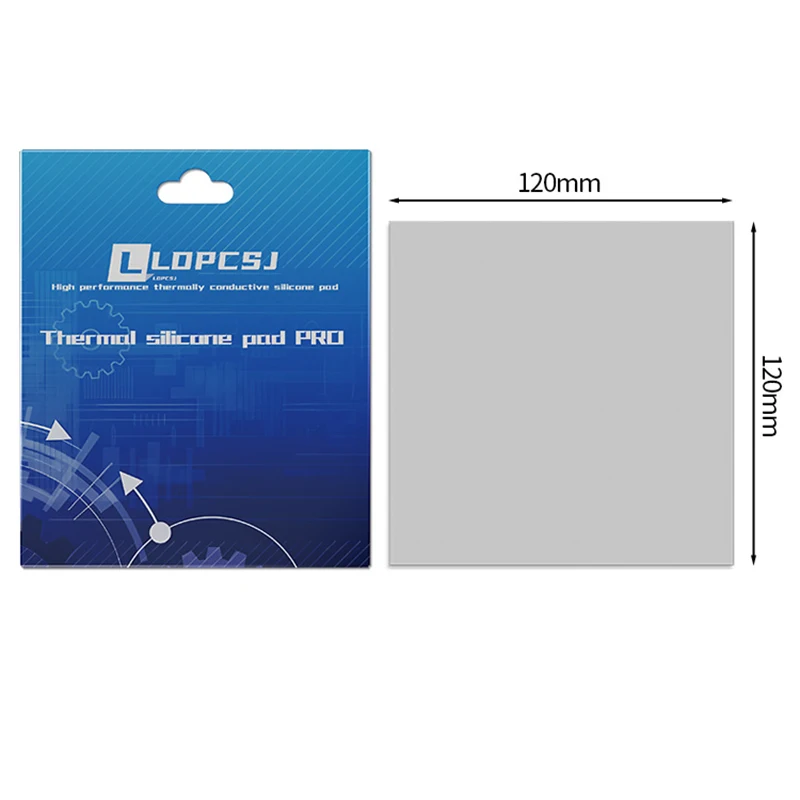 Odyssey Thermal Conductivity 12.8w/mk thermal pad 120*120mm CPU GPU Notebook computer Silicone Pad