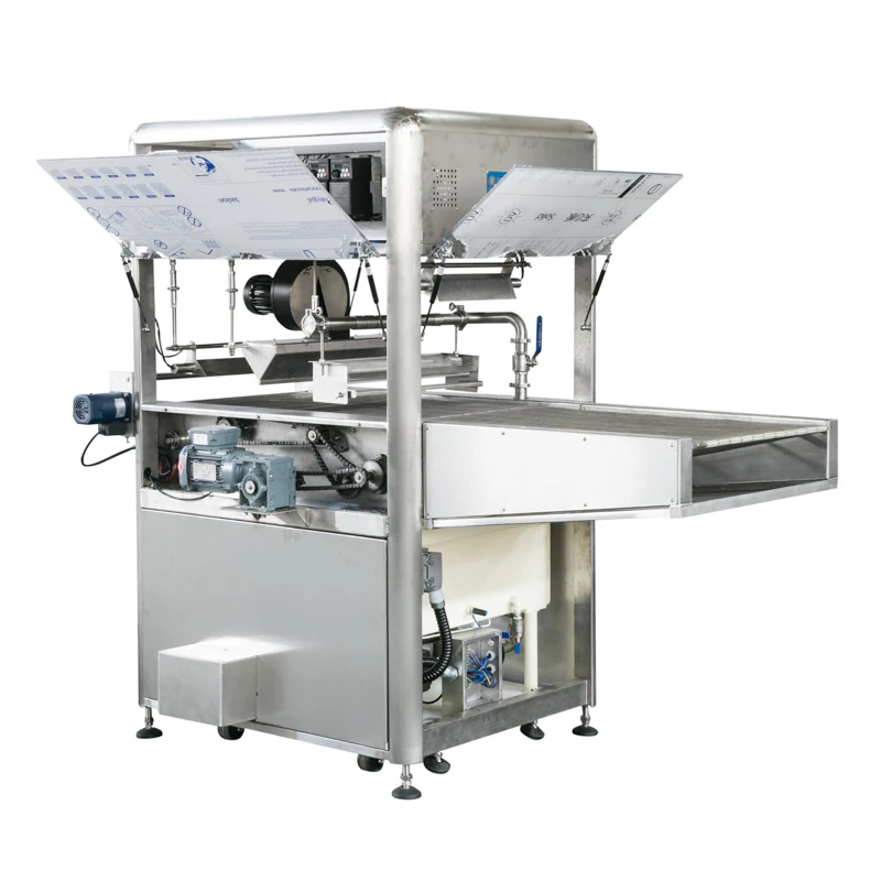 High Productivity Ice Cream Chocolate Coating Machine   snickers chocolate line production full automatic