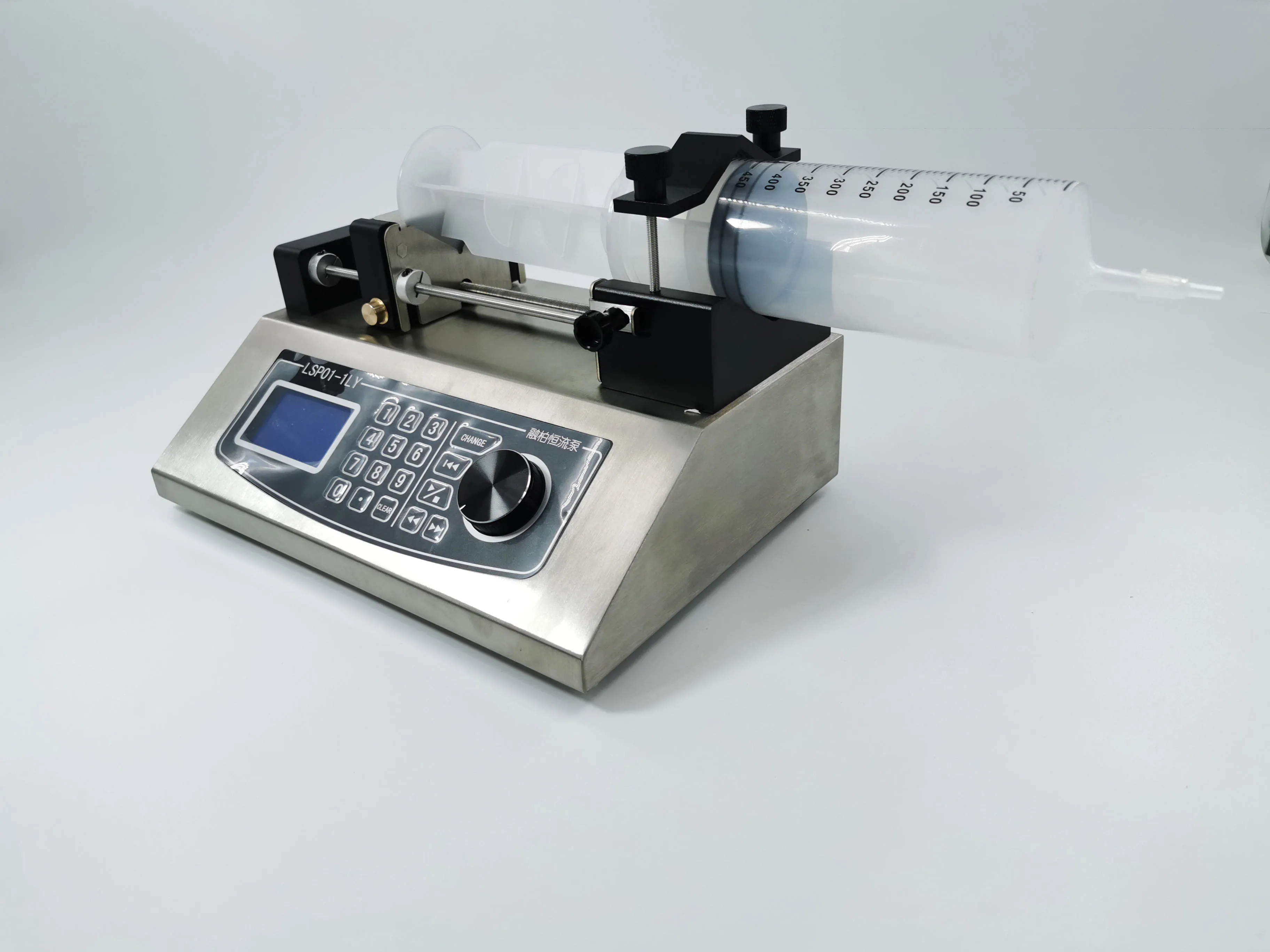 LSP01-1LY Large-flow injection pump, syringe up to 500ml, multiple operating modes, storage and operating parameters