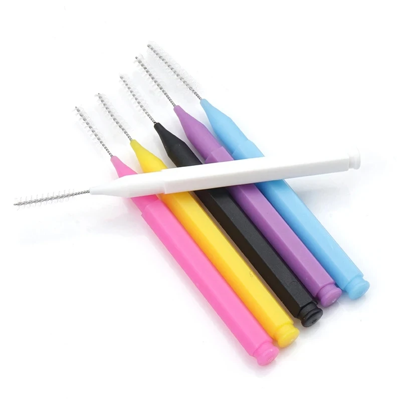 Interdental Brushes for Teeth Dental Floss Toothpick Plastic Orthodontic Braces Brush Tooth Cleaning Tool Oral Care