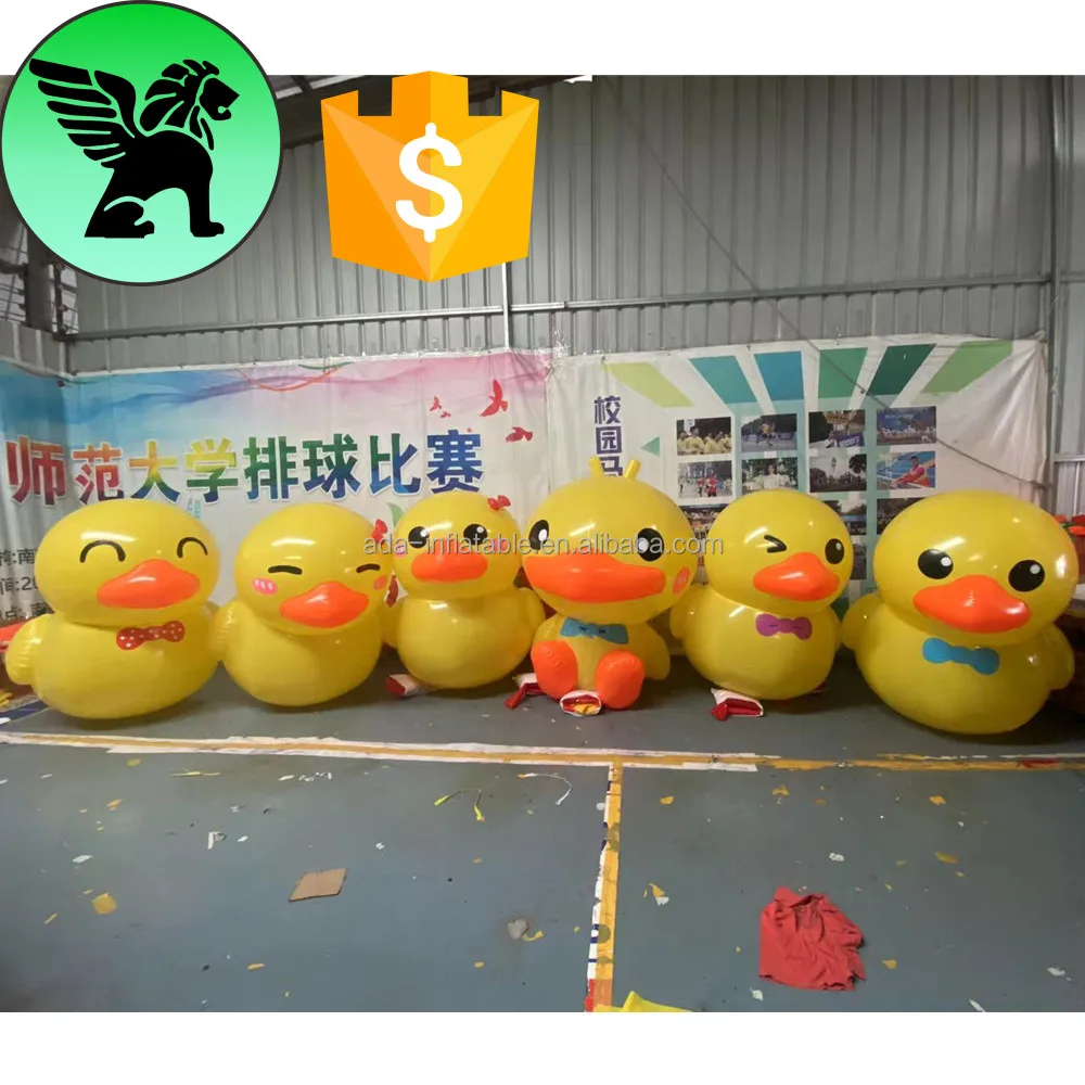 Festival Promotional Airtight Inflatable Duck Customized 1.6m Holiday Advertising Duck Inflatable For Exhibition Event A9000