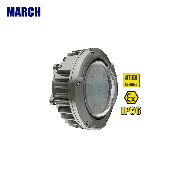 170lm/w ATEX круглый светодиодный потолочный светильник UFO Взрывозащищенный Светильник Подвесной уличный HIGN BAY