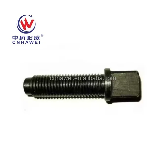 M8 Square Head Bolt with Collar Tip Approach DIN480 Metric Zinc Plated for Titanium Steel Stainless Steel Brass Nylon Material