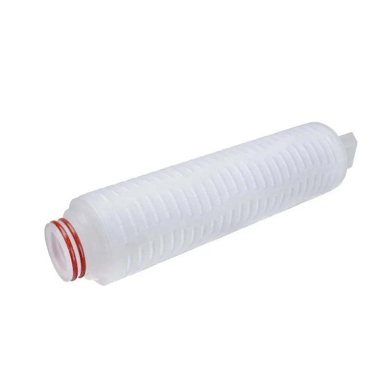 Pleated PES membrane filter cartridge 0.04-1.2um enzymatic filtration biological liquid filter