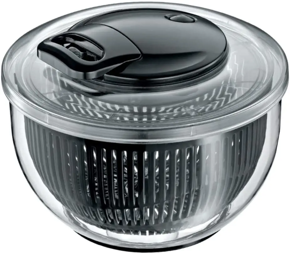 Большой Спиннер для салата объемом 5 л, Вращающаяся крышка для мытья овощей, чаша для хранения, функциональная кнопка остановки салата