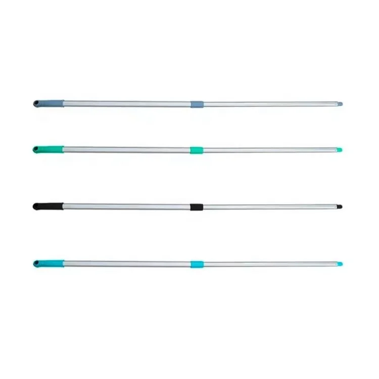 Colorful Heavy Duty Aluminum Extension Pole Floor Handle For Cleaning