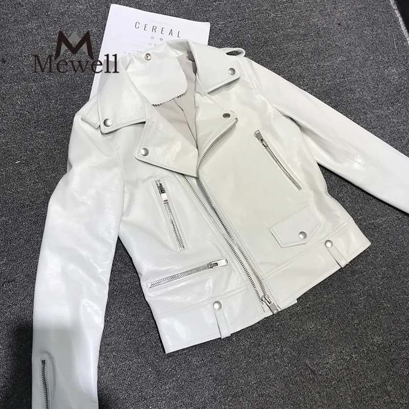 Пальто в стиле звезд мягкая черная мотоциклетная куртка из натуральной кожи с молнией