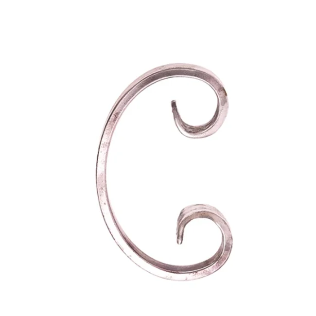 New design low price railing components ornamental iron parts wrought iron scrolls