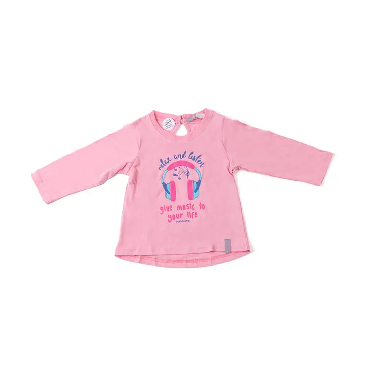 Kids clothing baby clothes plain children long sleeve t-shirt