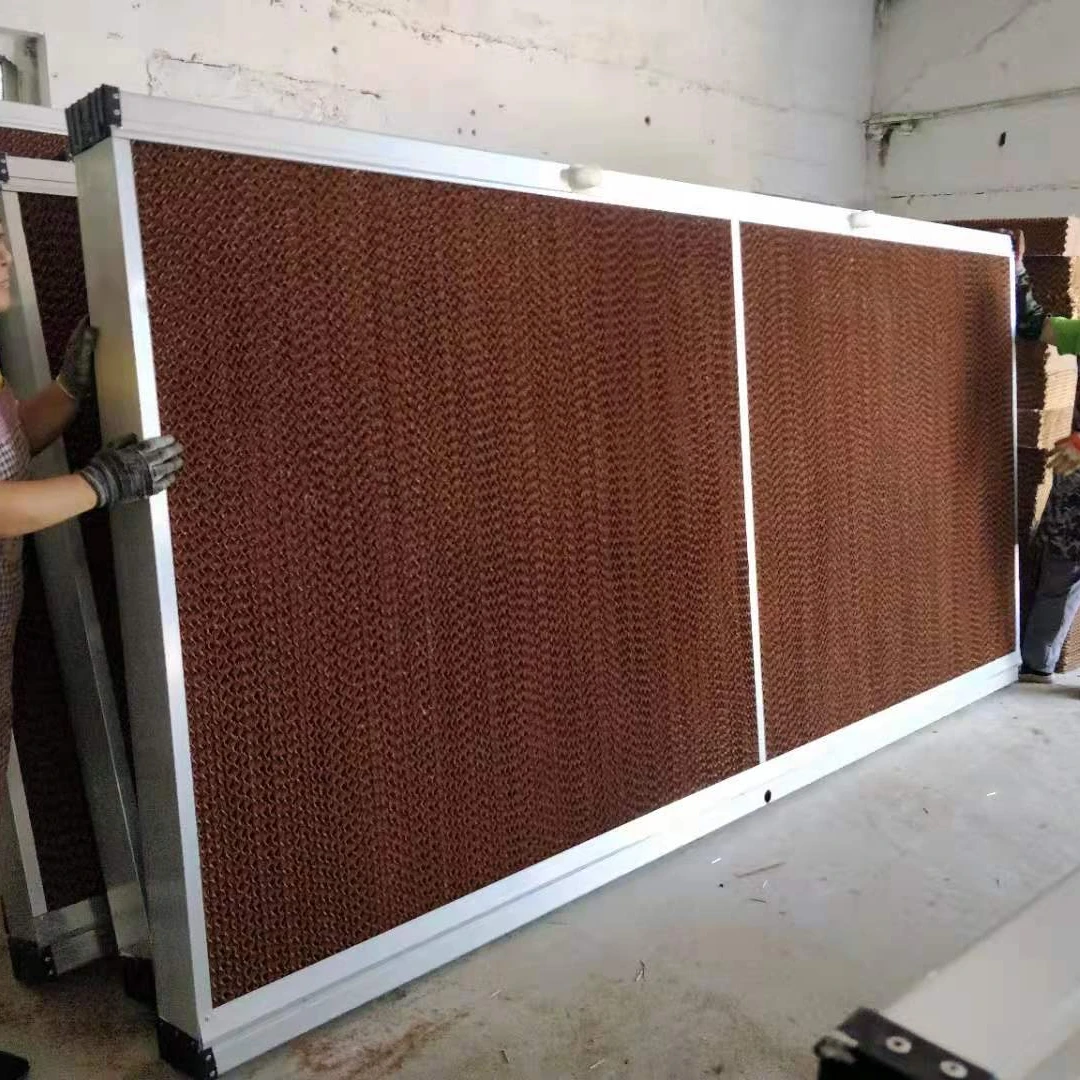 High-quality cooling pads are used for ventilation and cooling of chicken houses
