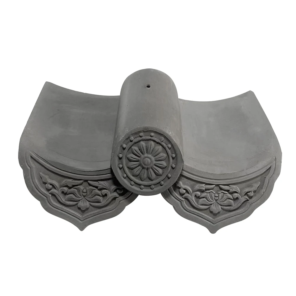 Wholesale price Asian style roof traditional tiled Chinese clay roof tiles drip tiles