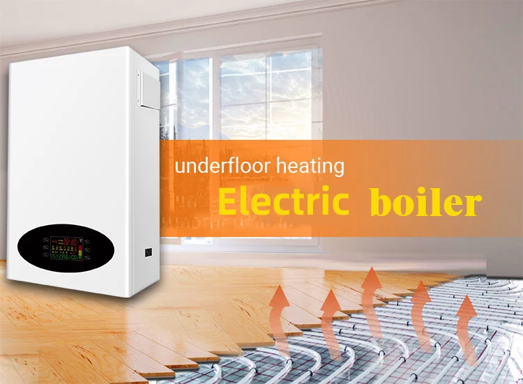12kw Wall Mounted central heating radiant electric combi boiler electr for shower and heating