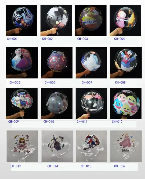 Wholesale Bobo Balloon 18/20/24/inch Holiday Party Light Bobo Balloon Led with Helium Birthday Balloons for Decoration