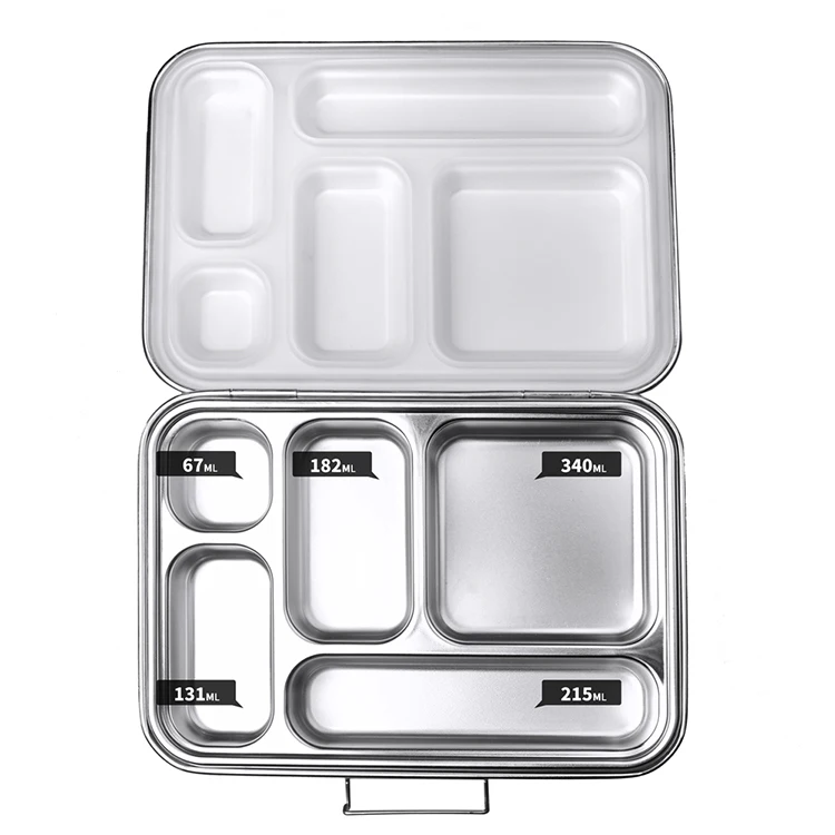 Aohea stainless steel 304 bento lunch box  with food snack jar/container/box for adult and kids