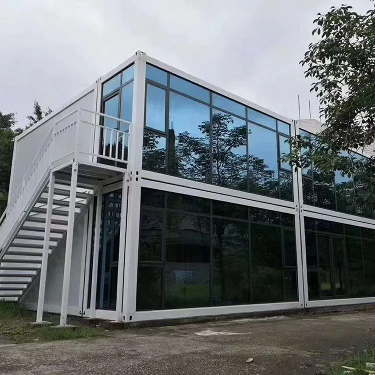 Living shipping container home tiny modular home Portable prefab foldable container house cheap prefabricated house