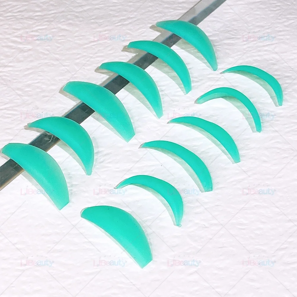 Flex Rod Lash Lift Shield Glueless Silicone Eyelash Lifting Pad Self Sticky 6 Size Eyelash Perm Rod for Upper and Lower Eyelid