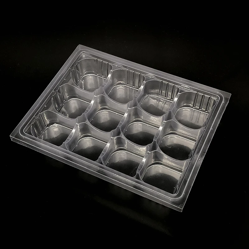 Disposable  candle capacity wax melt packaging plastic shell tray