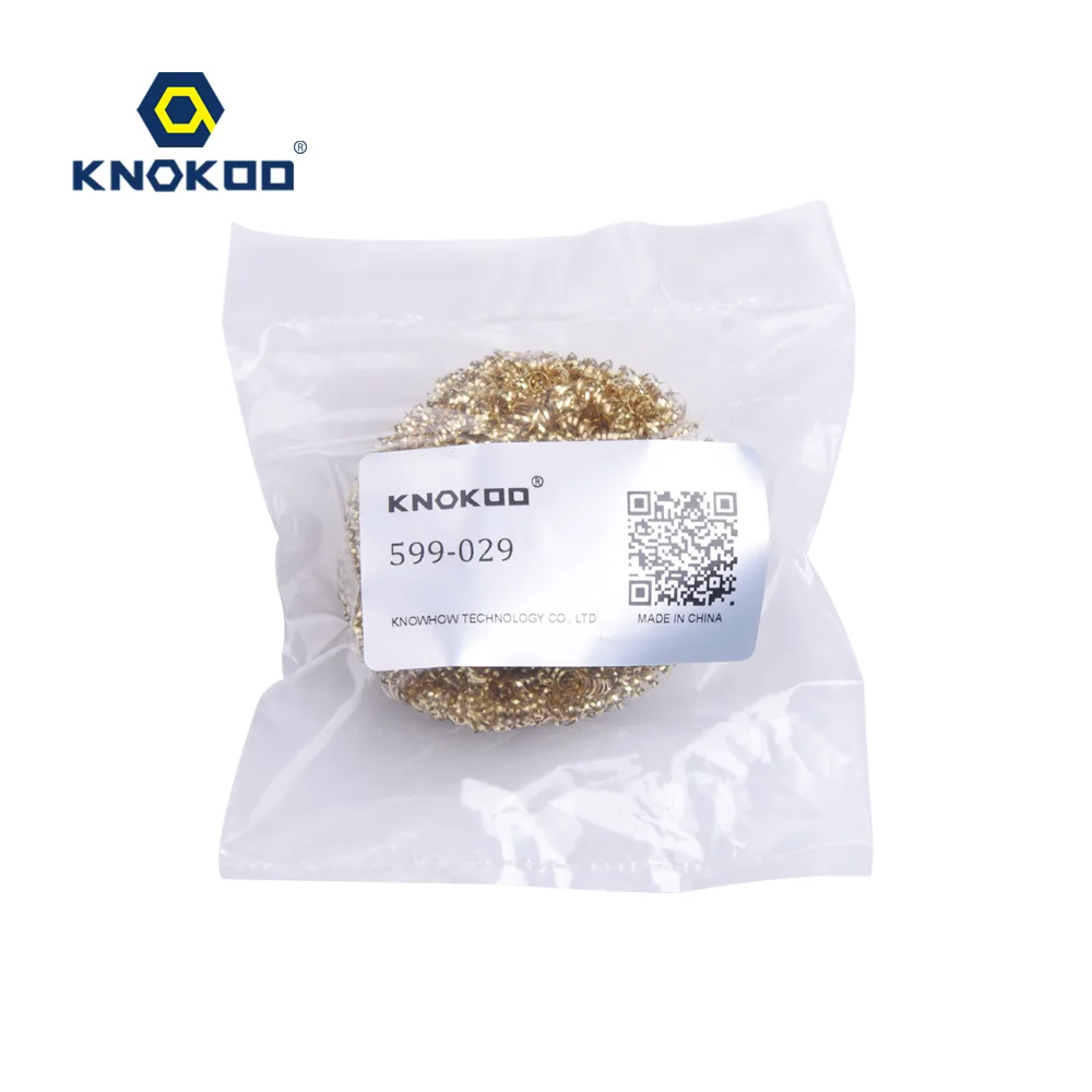 KNOKOO Solder Tip Cleaning Replacement Cleaning  Brass Wire for Soldering Station Tip Cleaner Wire