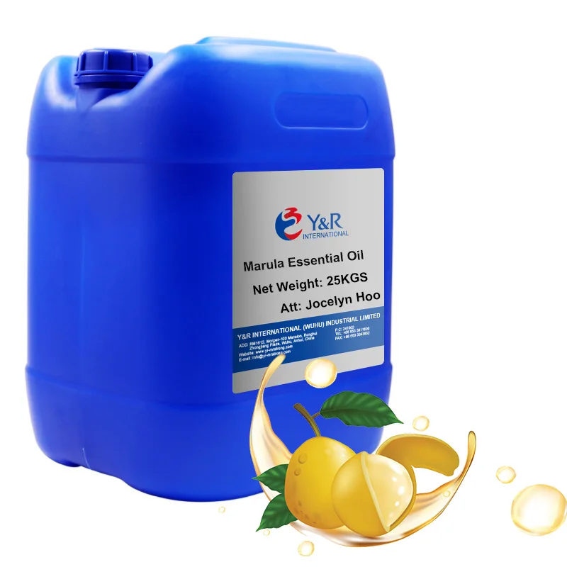 Manufacturer Wholesale Price Pure Natural Cold Pressed Marula Oil for Massage & Hair Care Premium Carrier Oil