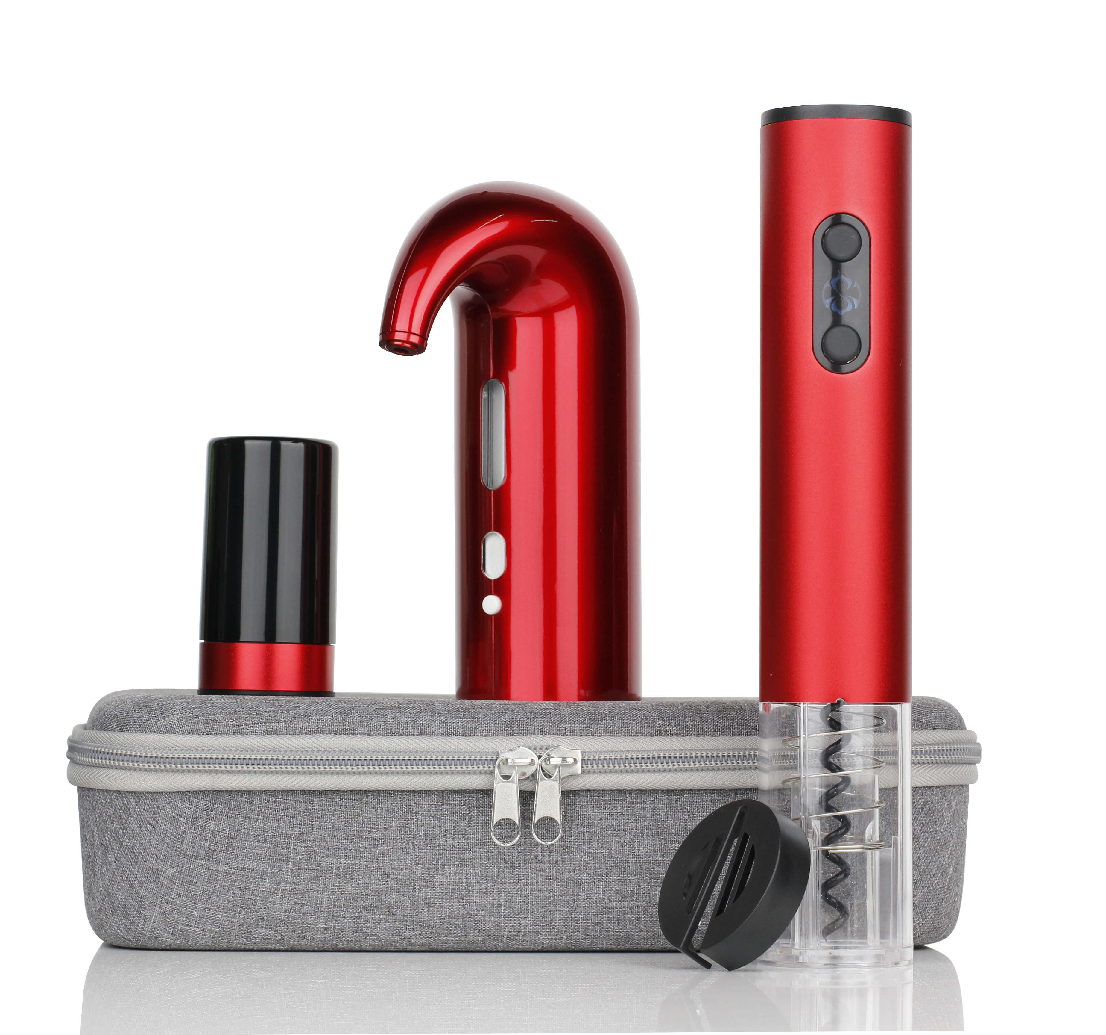 Best Selling Products 2022 Innovative Electronic Home Accessories Set with Wine Aerator and Opener Wedding Return Gift For Guest