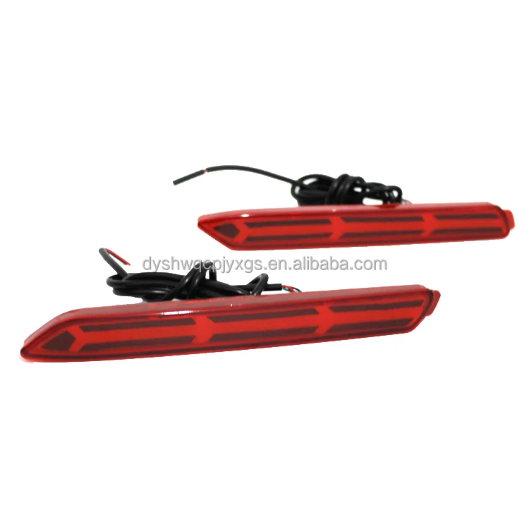 2PCS Led  Rear bumper lights running lights flowing lightsrear bumper light for toyota cars reflector camry  2006