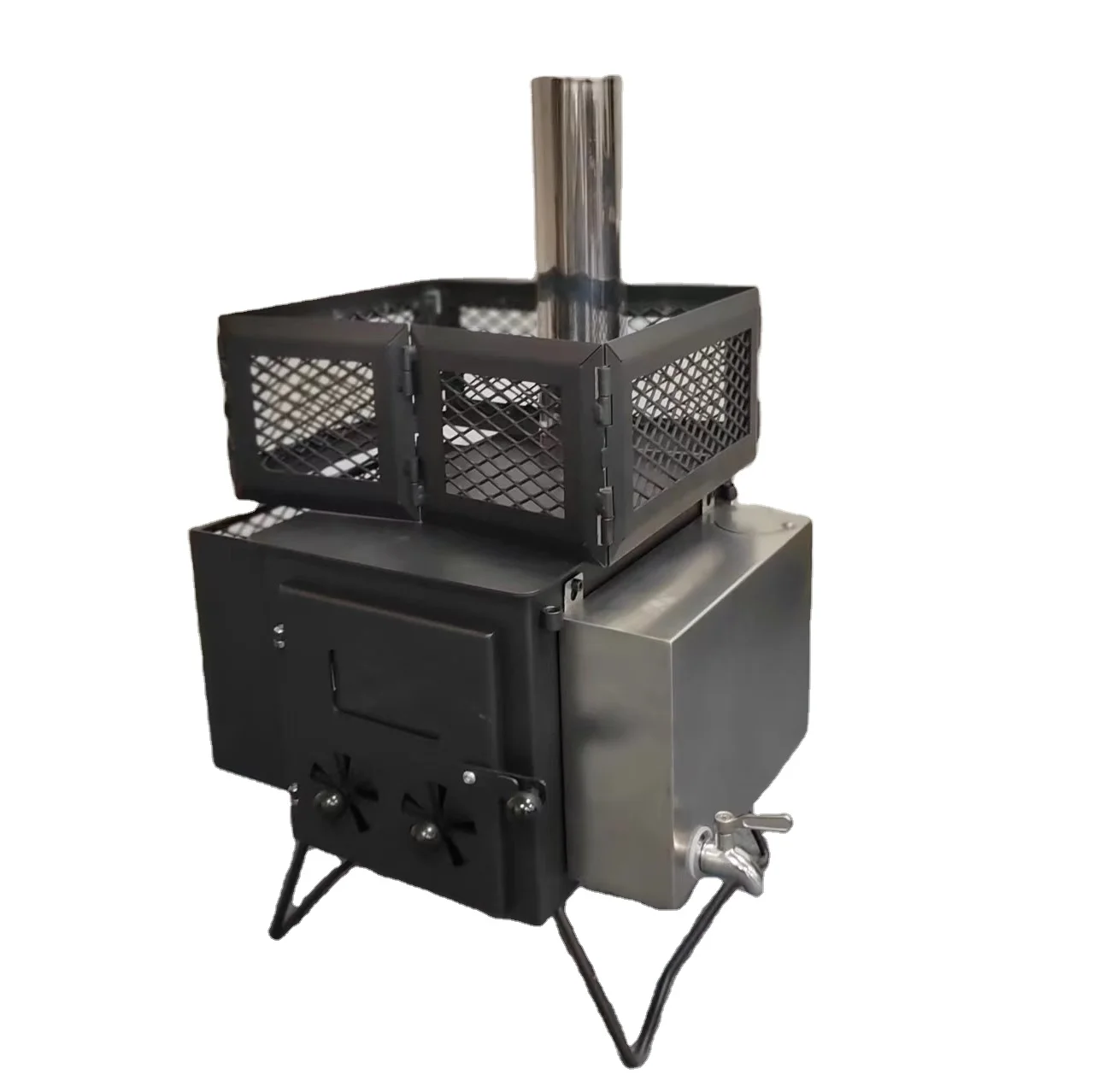 OEM Hot Selling Camping Sauna Tent Stove Optional Accessories Water Tank Available