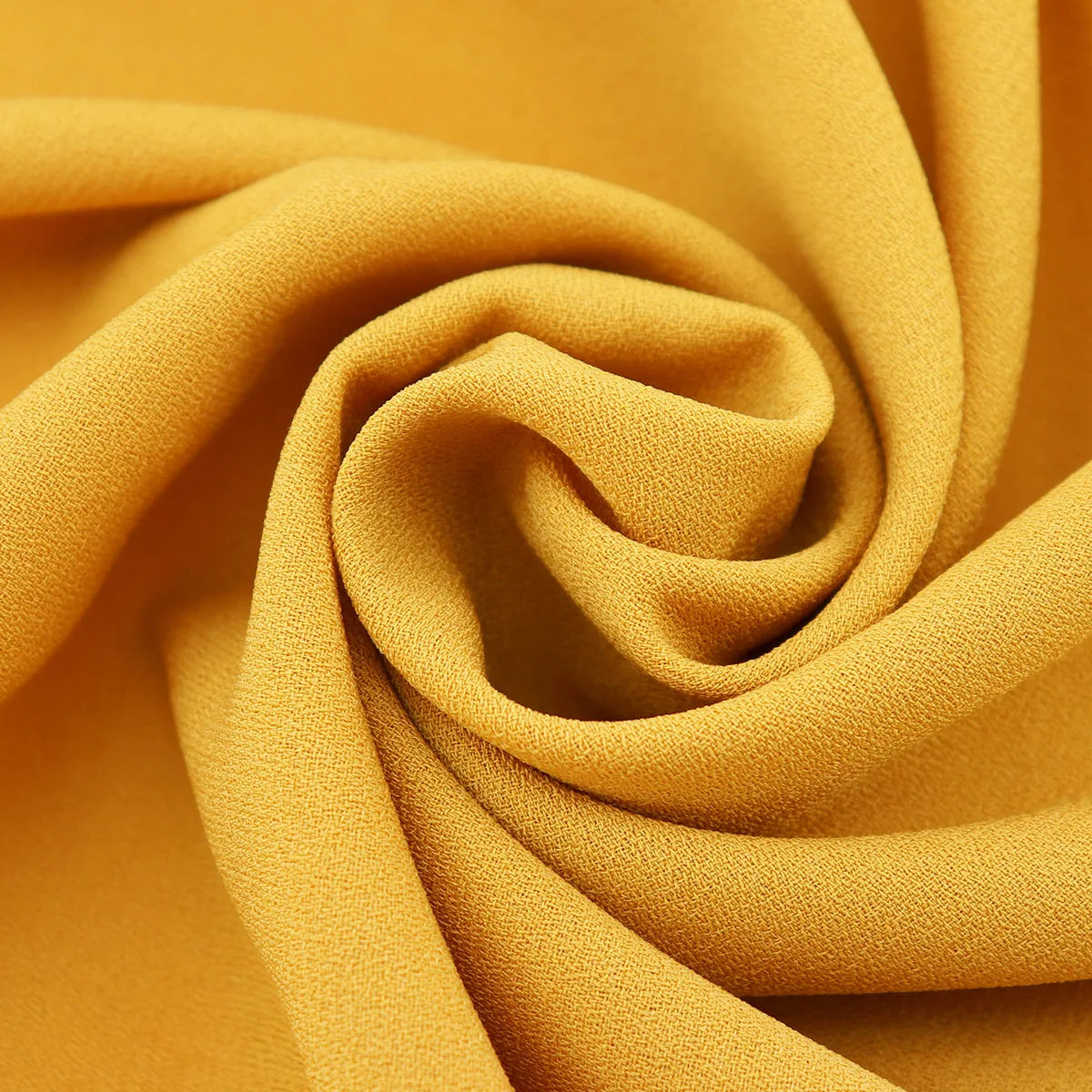 Fabric Manufacturing composition 100% polyester moss crepe de chine fabrics for dresses clothing