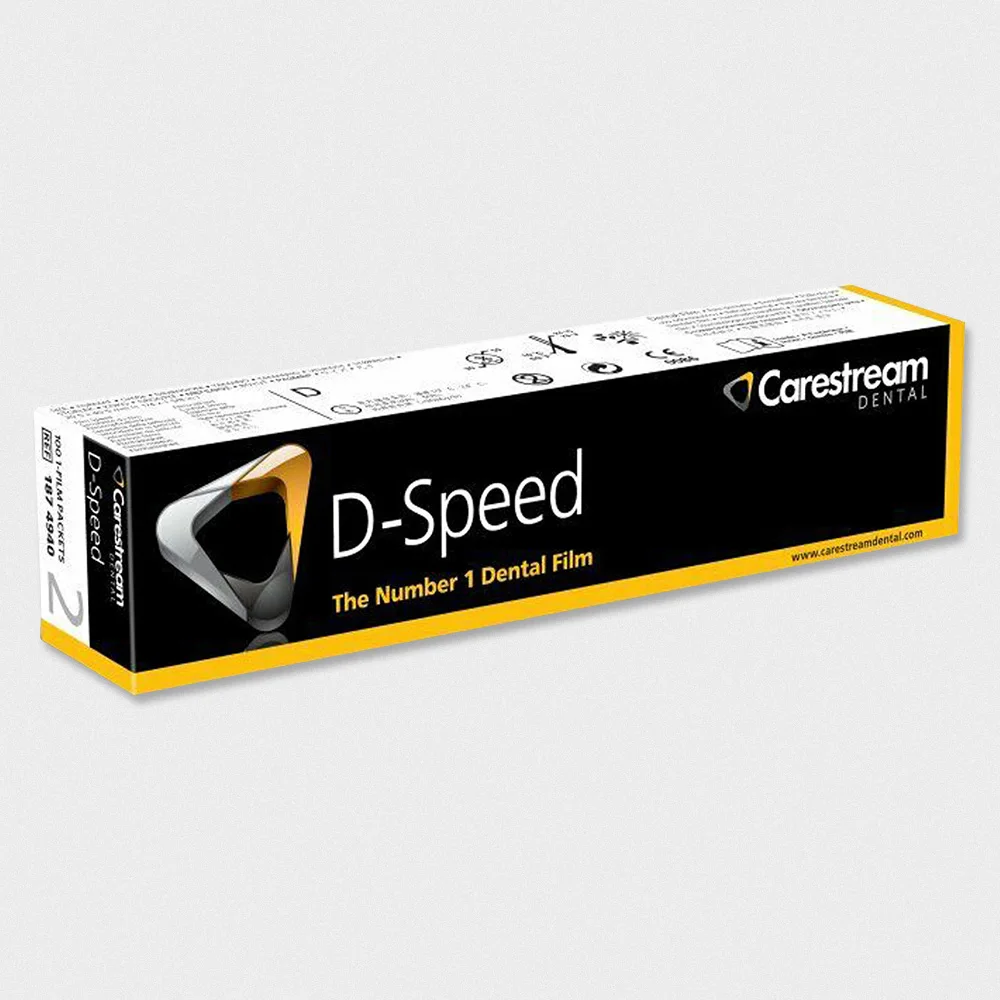 Dental Kodak Carestream интраоральный D-Speed рентгеновский DF-58 взрослый размер-2 100 пленки