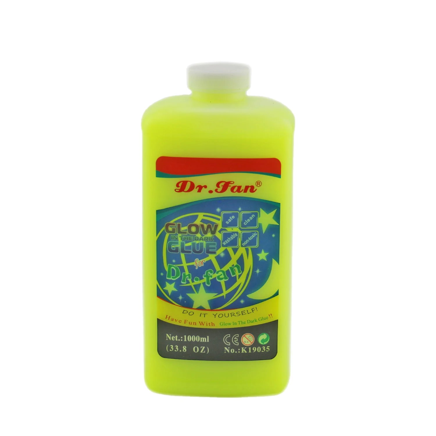 New Arrival Custom DIY Liquid Water glow in the dark Glue for making slime kit OEM logo