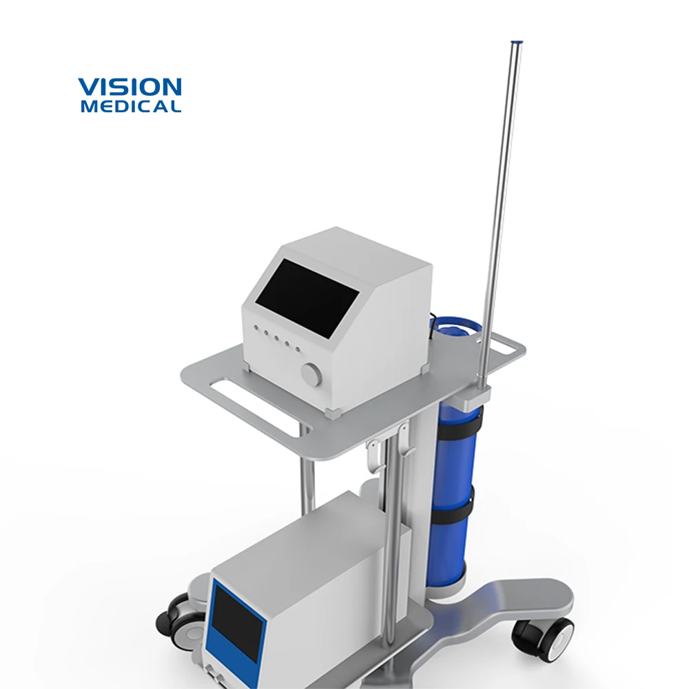 manufacturer High Quality stainless steel hospital trolley iv stand Medical oxygen cylinder trolley hospital patient trolley