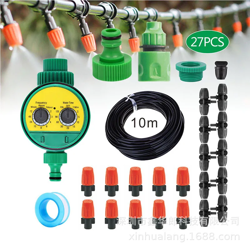High quality garden plastic diameter inner 9/12 tube Micro Drip Spray irrigation system controller sprinkler irrigation watering