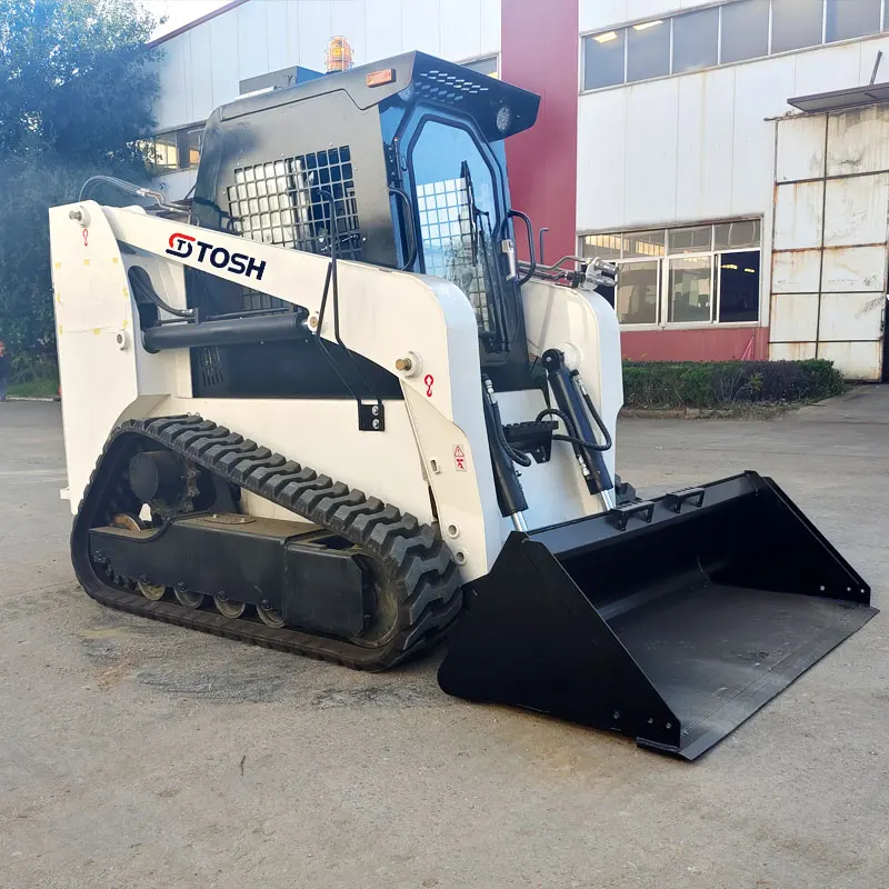 TOSH Track Loader Construction Machinery Wheeled Mini Skid Steer Loader Power