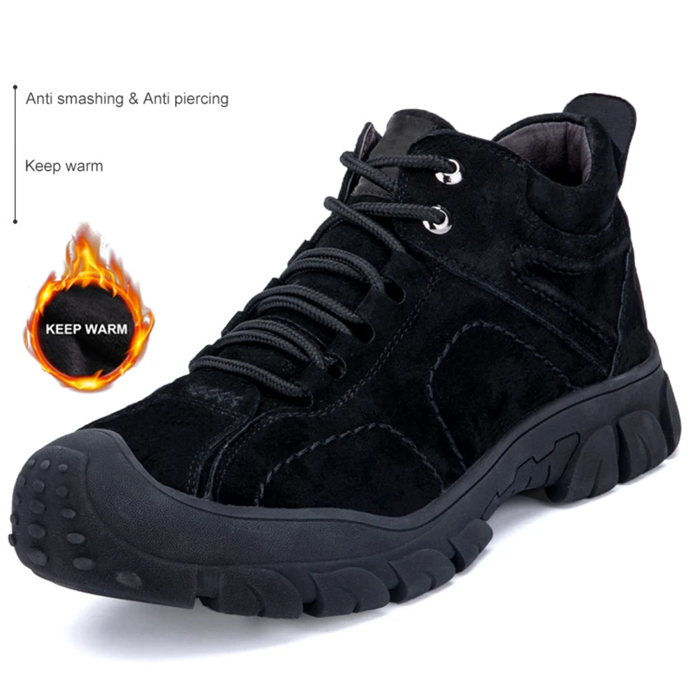 gas station safety shoe brand new safety winter shoes men work boots cat safety shoes