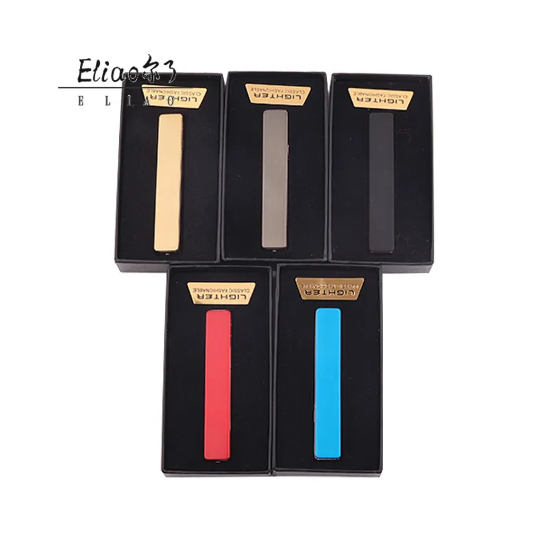 Erliao New Popular Hot selling USB lighter for smoking Novel Design Metal lighter