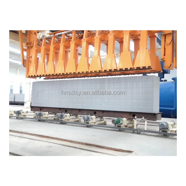 Full Automatic fly ash aac plant autoclaved aerated concrete block production line aac gas Block Machine aac light weight block