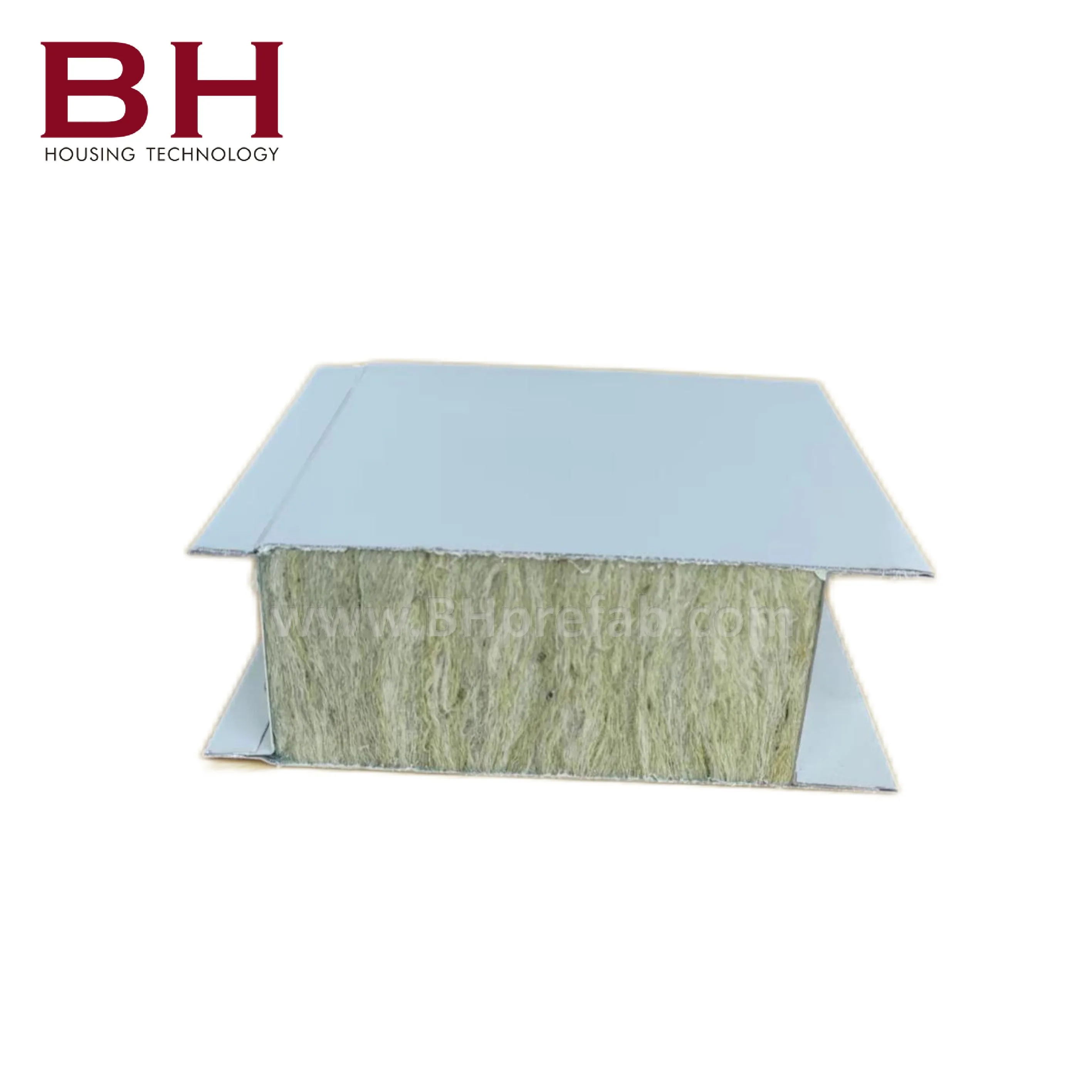 Rock wool panel sandwich roofing modular wall panel PU EPS  MGO PIR thermal insulation fireproof 50mm thickness