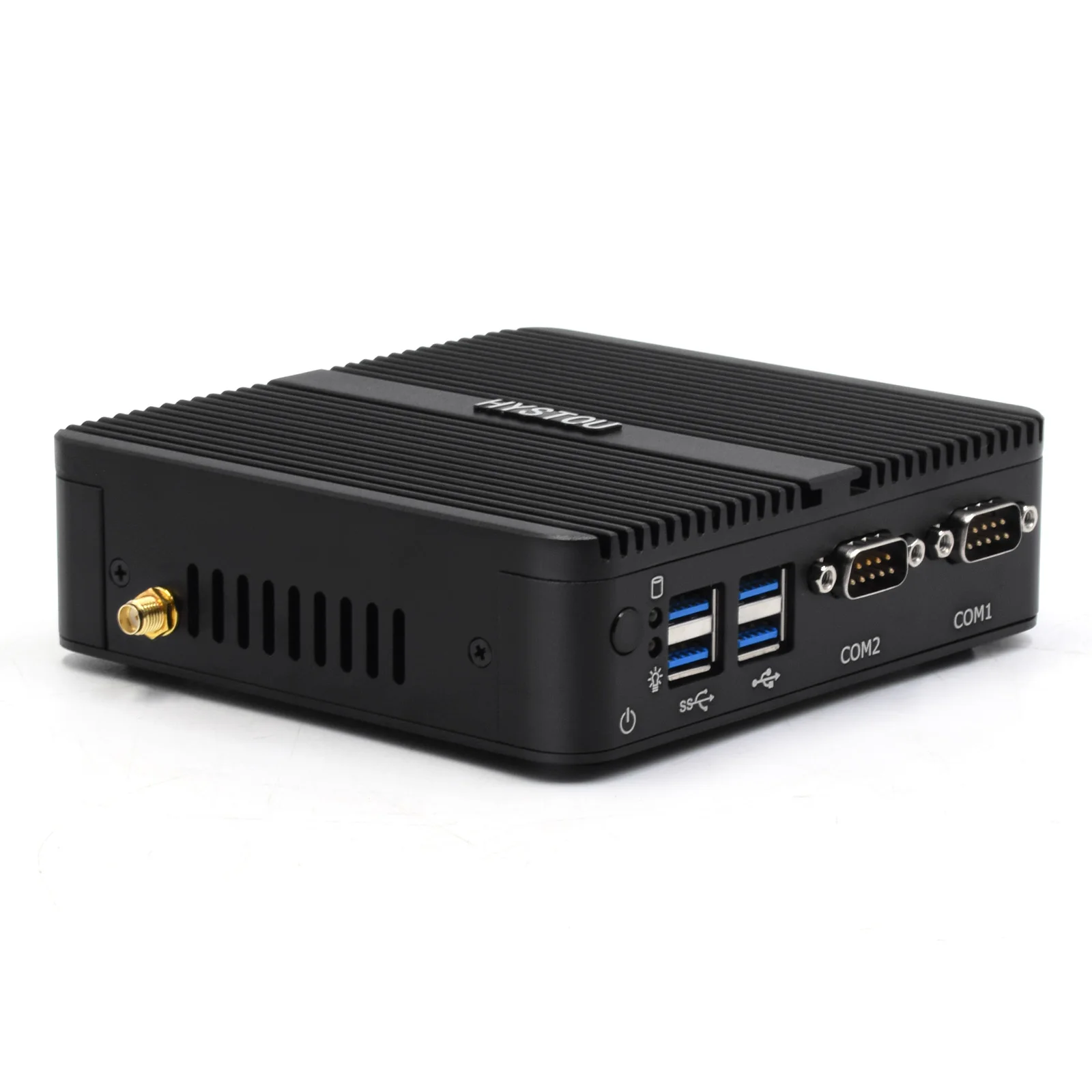 HYSTOU Fanless Industrial Mini DDR4 Low Power PC H3-J4125 models Firewall PC Celeron Desktop Computer