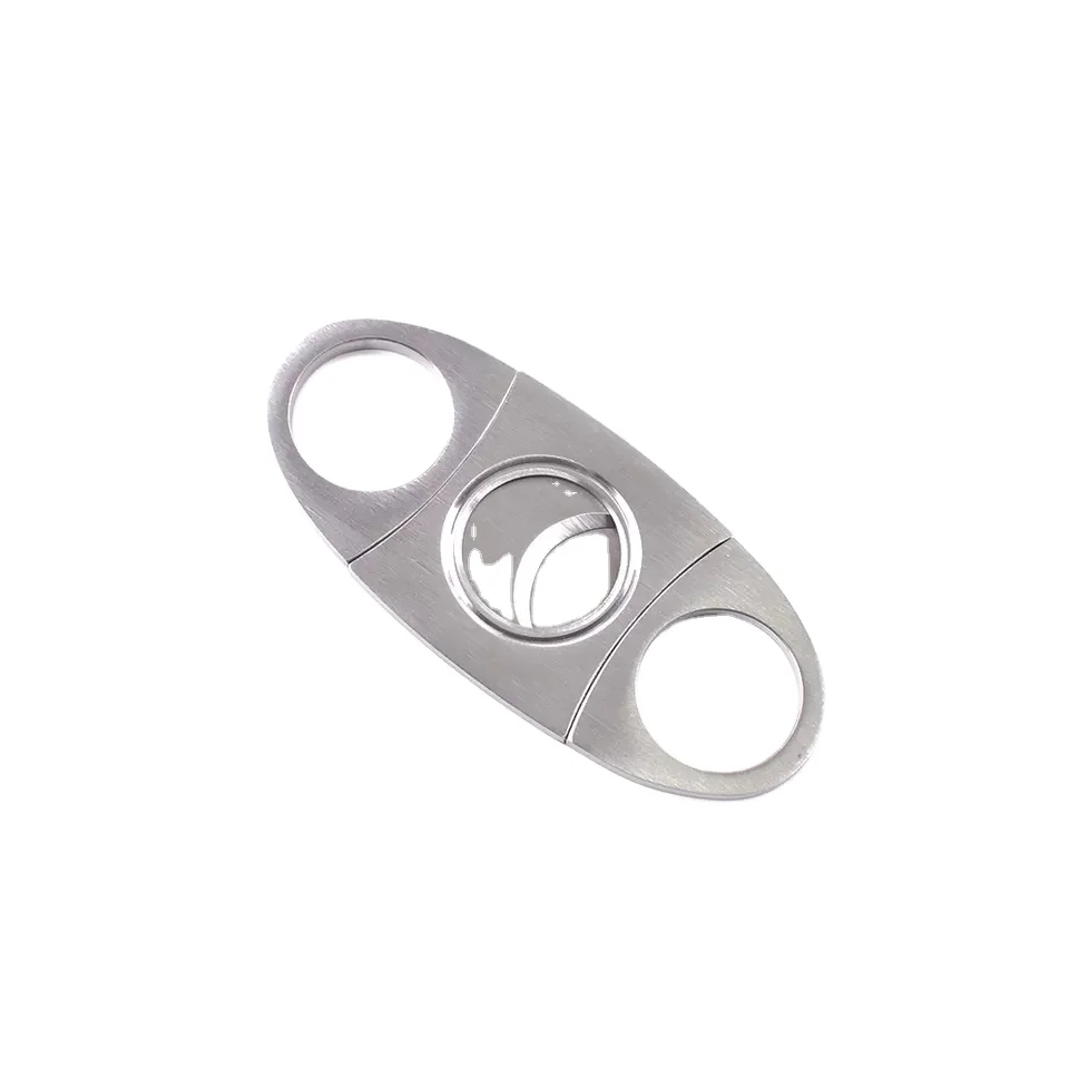 2024 Custom Logo Metal Stainless Steel Cigar Scissors Guillotine Cigar Cutters