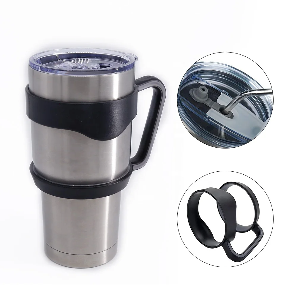wholesale bulk 30oz double wall insulated stainless steel wine  tumbler cups with straw