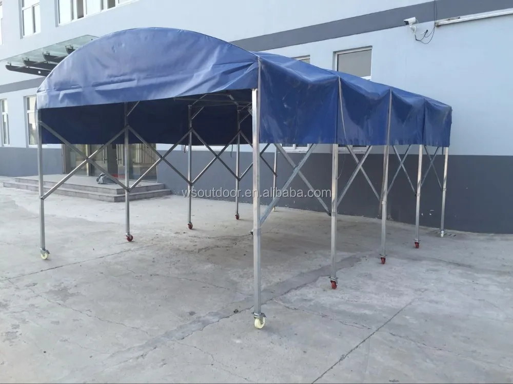 Movable car parking shelters