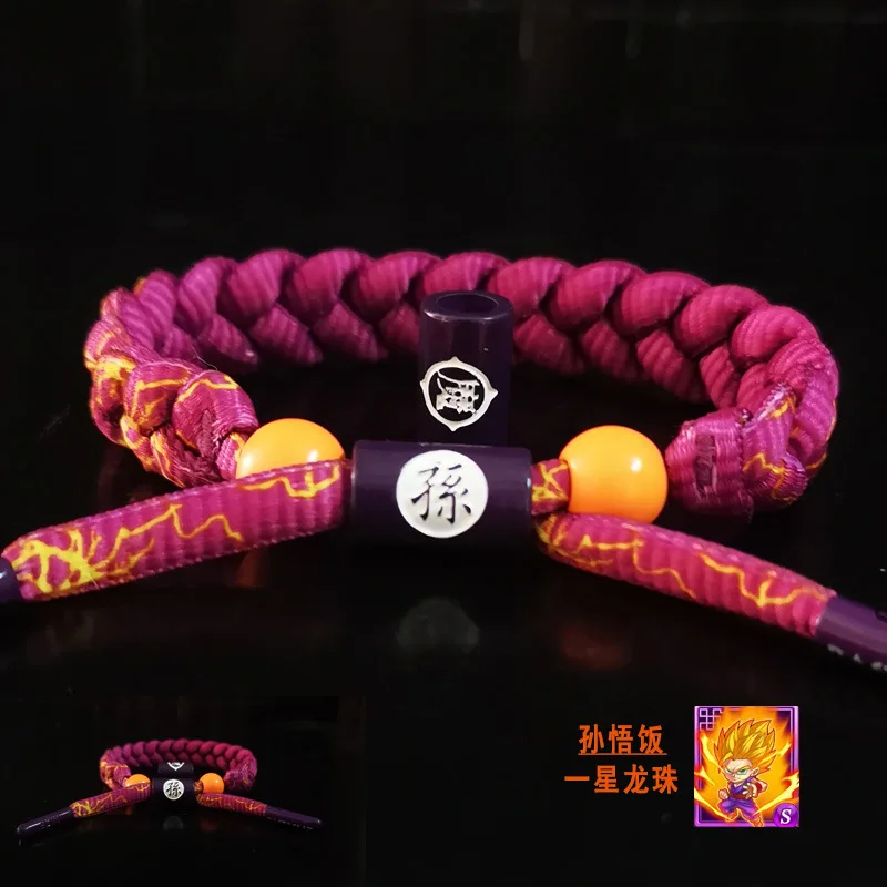 Anime Dragon Ball Goku Vegeta Bulma Kakarotto Handmade Adjustable Bracelet Gift For Friends