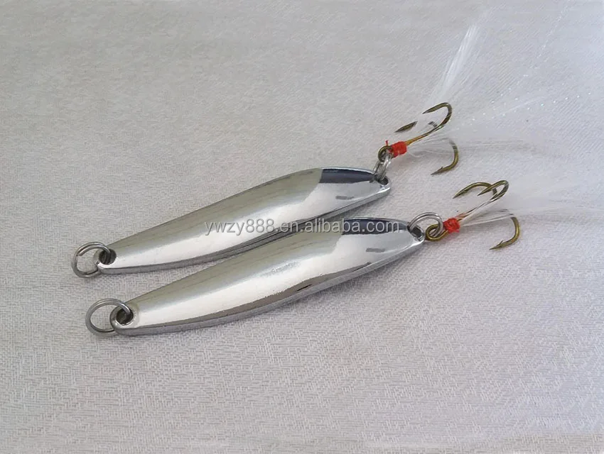 Willow leaf type Luia glitter metal bait leech piece