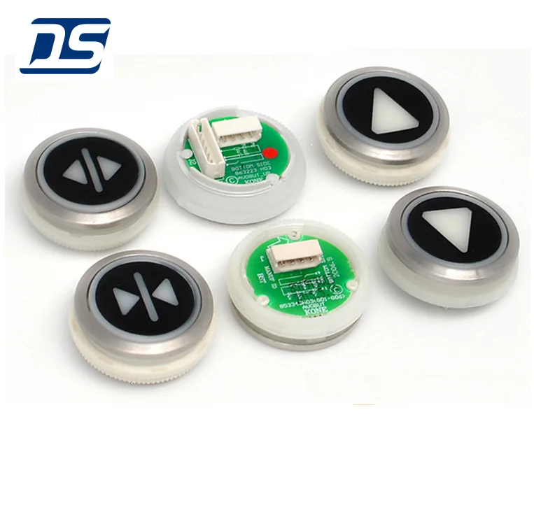 promotion price elevator button ,used for KONE elevator ,black face place and stainless steel face plate