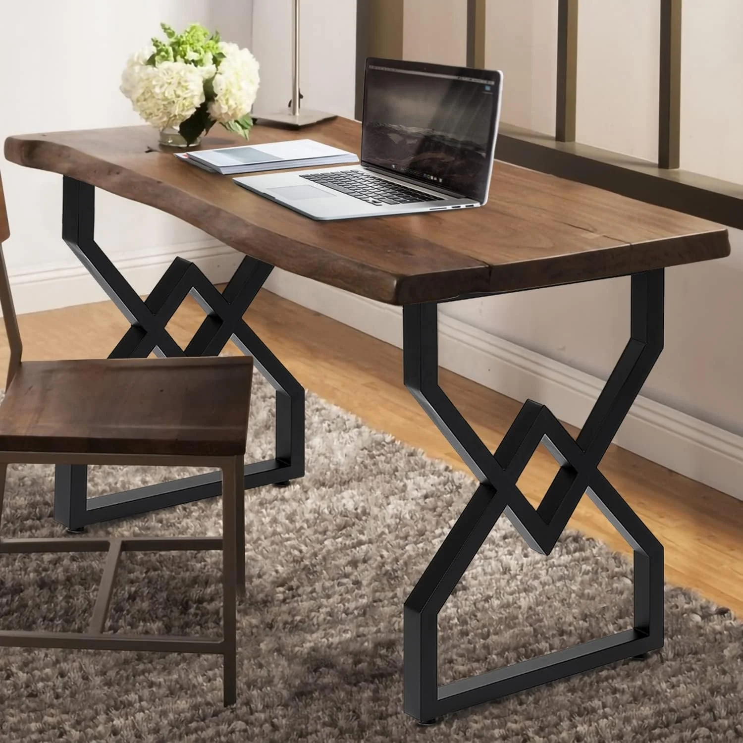 Table Frames Industrial Modern Restaurant Desk Steel Bench Dining Office Furniture Metal Cast Iron Heavy Duty Coffee Table Legs