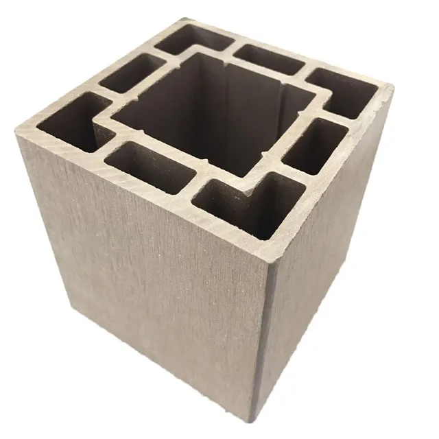 Переработанная древесина для наружного сада, балкона, патио, балясины, столб забора, столб, колонна, строительный материал 150*150 мм, квадратная трубка из ДПК