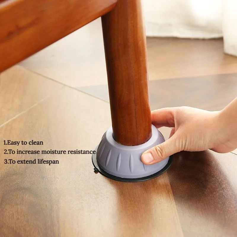 Noise Reducing Washing Machine Feet Stabilizers, Rubber Anti-Vibration Pads, Washer Stand Accessories for Stability and Noise R