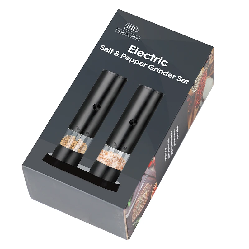 Kitchen Gadgets 2 in 1 Pepper Grinder Salt and Pepper Grinder Set Dry Spice Salt and Pepper Mills