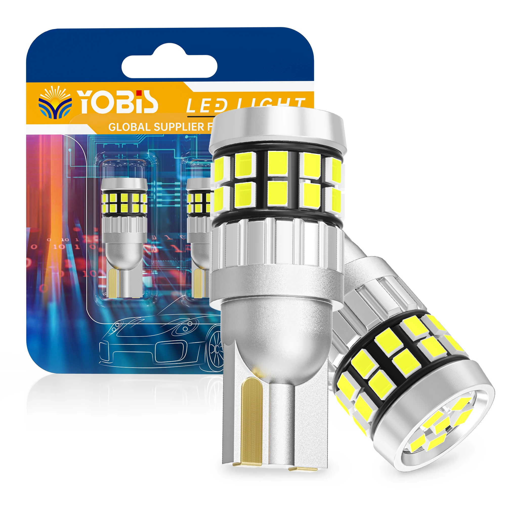 YOBIS Factory Wholesale Competitive Auto Interior T10 168 175 194 2016 30SMD 60V Led width indicate light bulbs