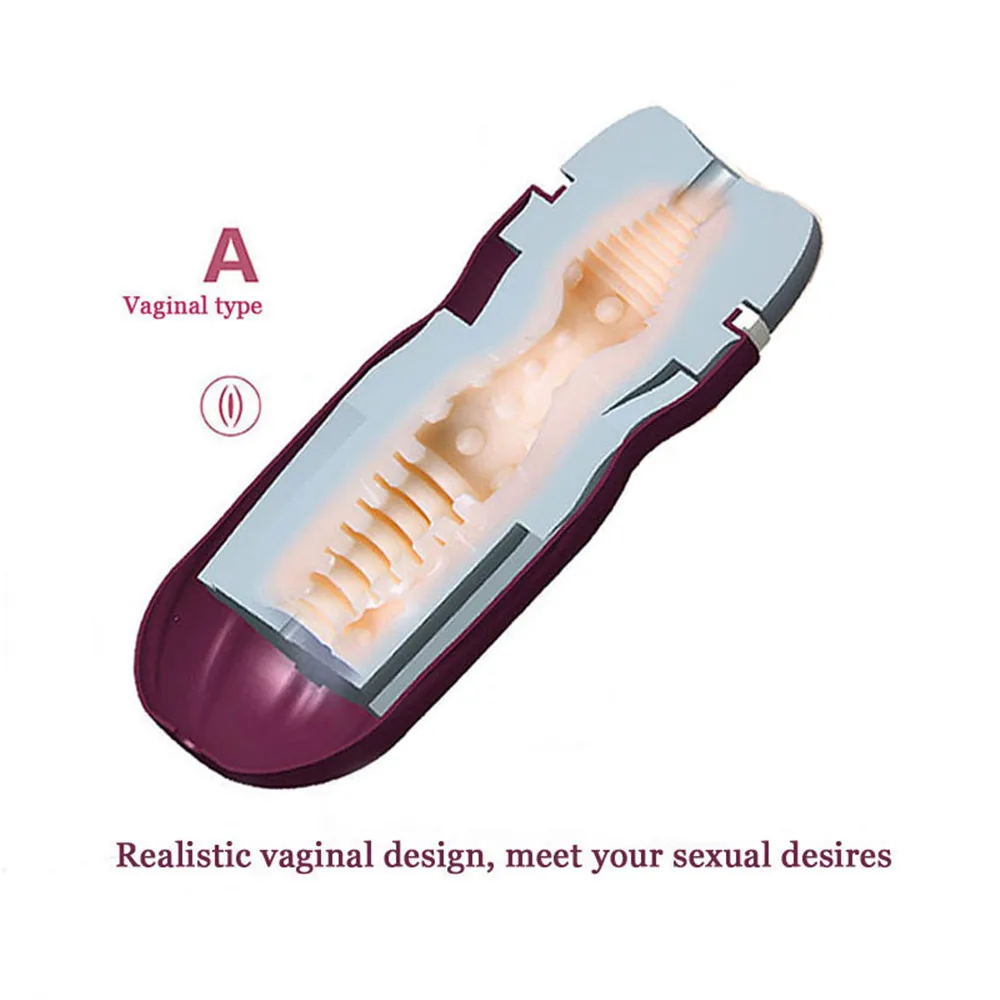 Male Masturbator Silicone Pussy Sex Toys Real Vagina And Anus Sex Product Masturbation Cup Pussy Tube For Man